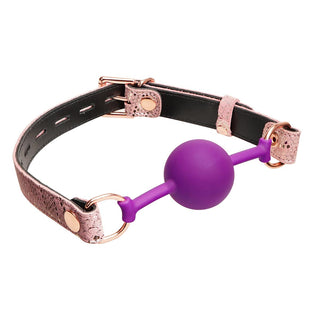 Spartacus Silicone Gag with Leather Lining