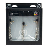 Spartacus Y-Style Broad Tip Nipple Clamps and Clit Clamp
