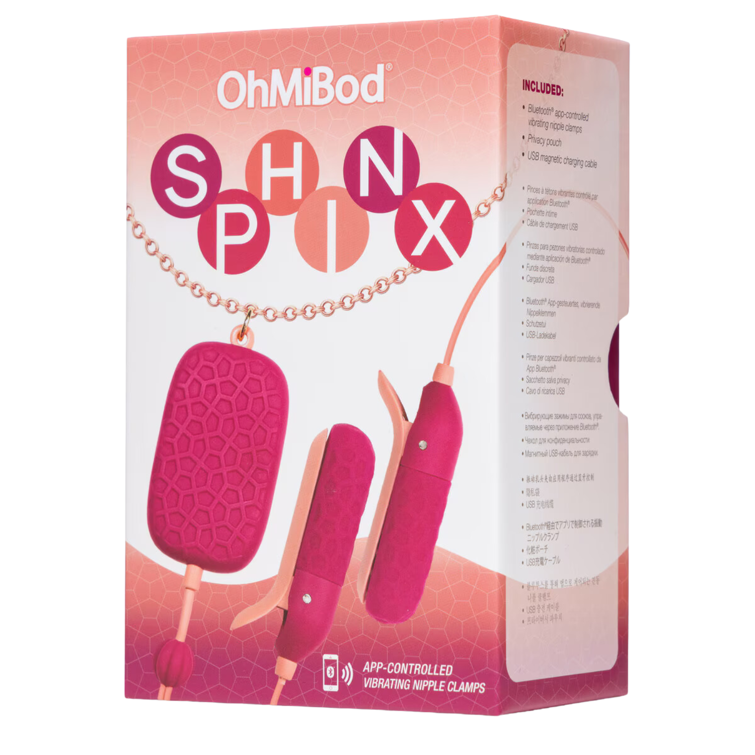 Sphinx App-Controlled Vibrating Nipple Clamps
