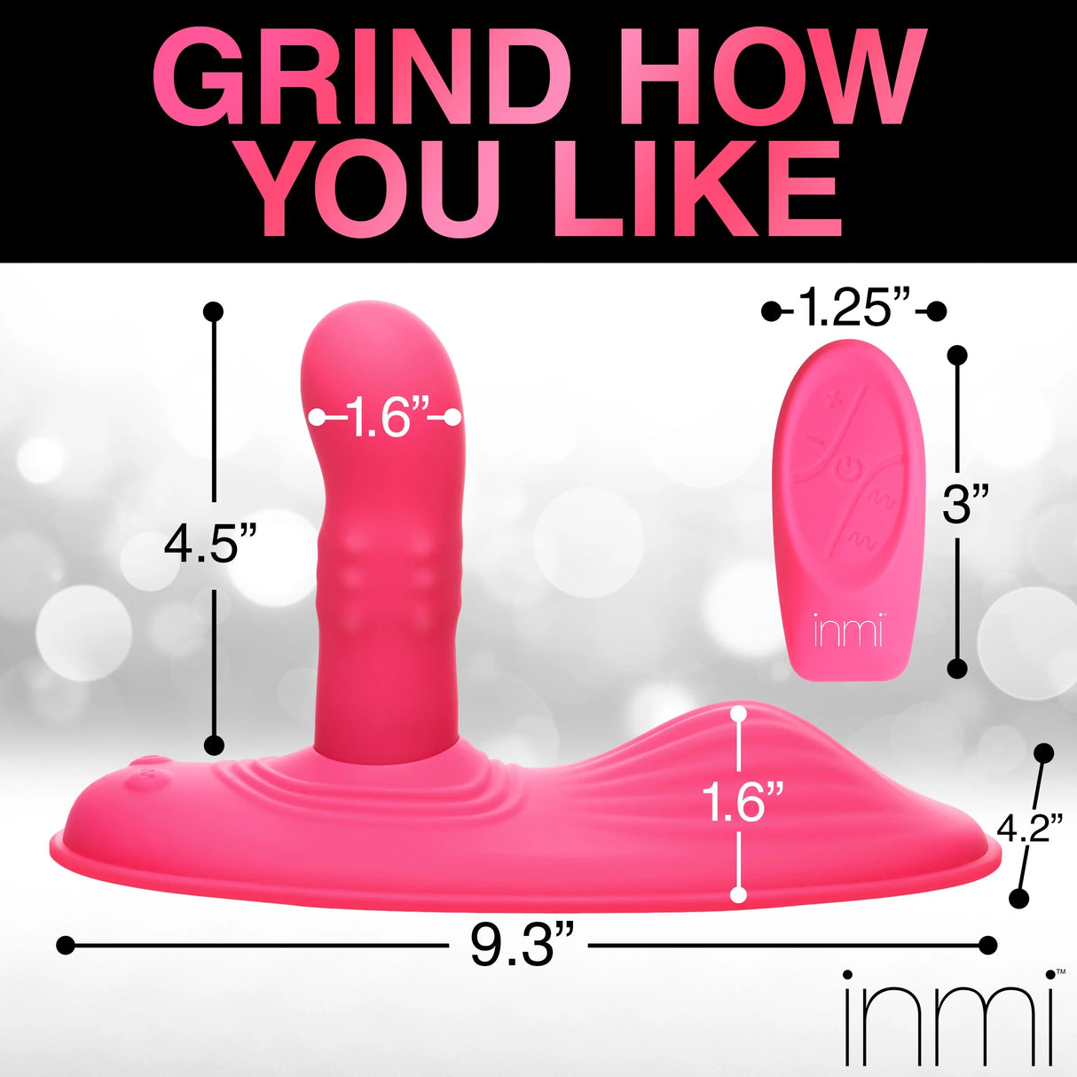 Spin N' Grind Rotating and Vibrating Silicone Grinder