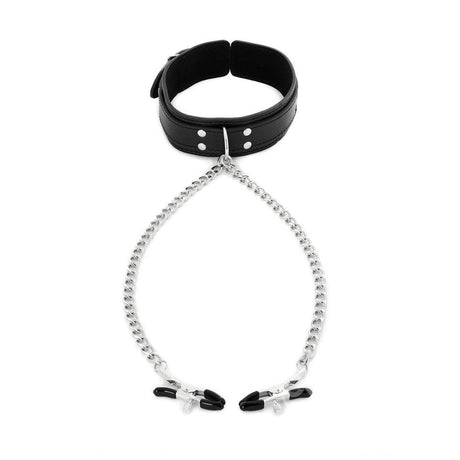 Sportsheets Collar with Nipple Clamps