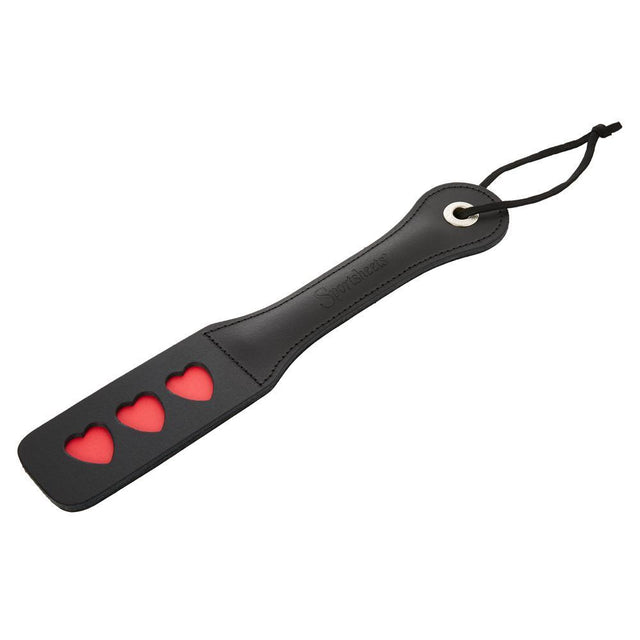 Sportsheets Leather HEARTS Impression Paddle