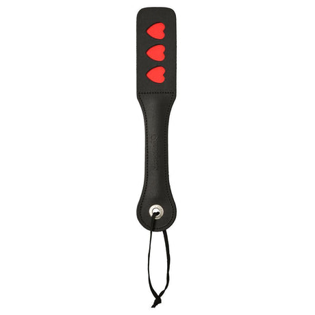 Sportsheets Leather HEARTS Impression Paddle