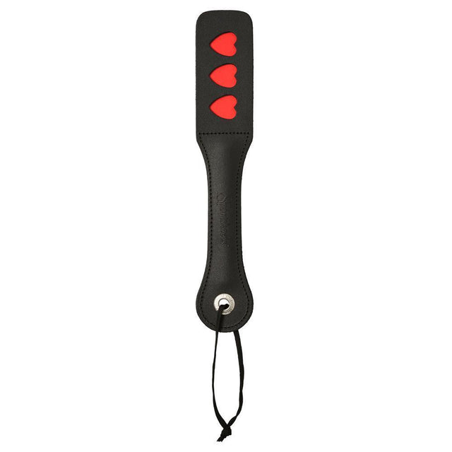 Sportsheets Leather HEARTS Impression Paddle