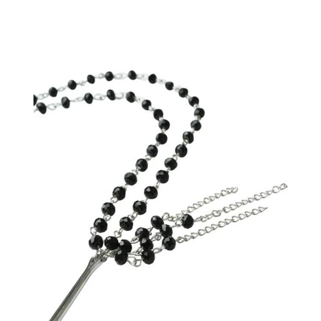 Sportsheets Midnight Black Jeweled Nipple Clips