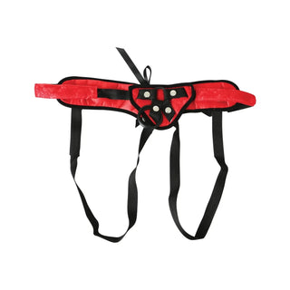 Sportsheets Red Lace Corset Strap On Harness