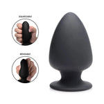 Squeezable Medium Silicone Anal Plug