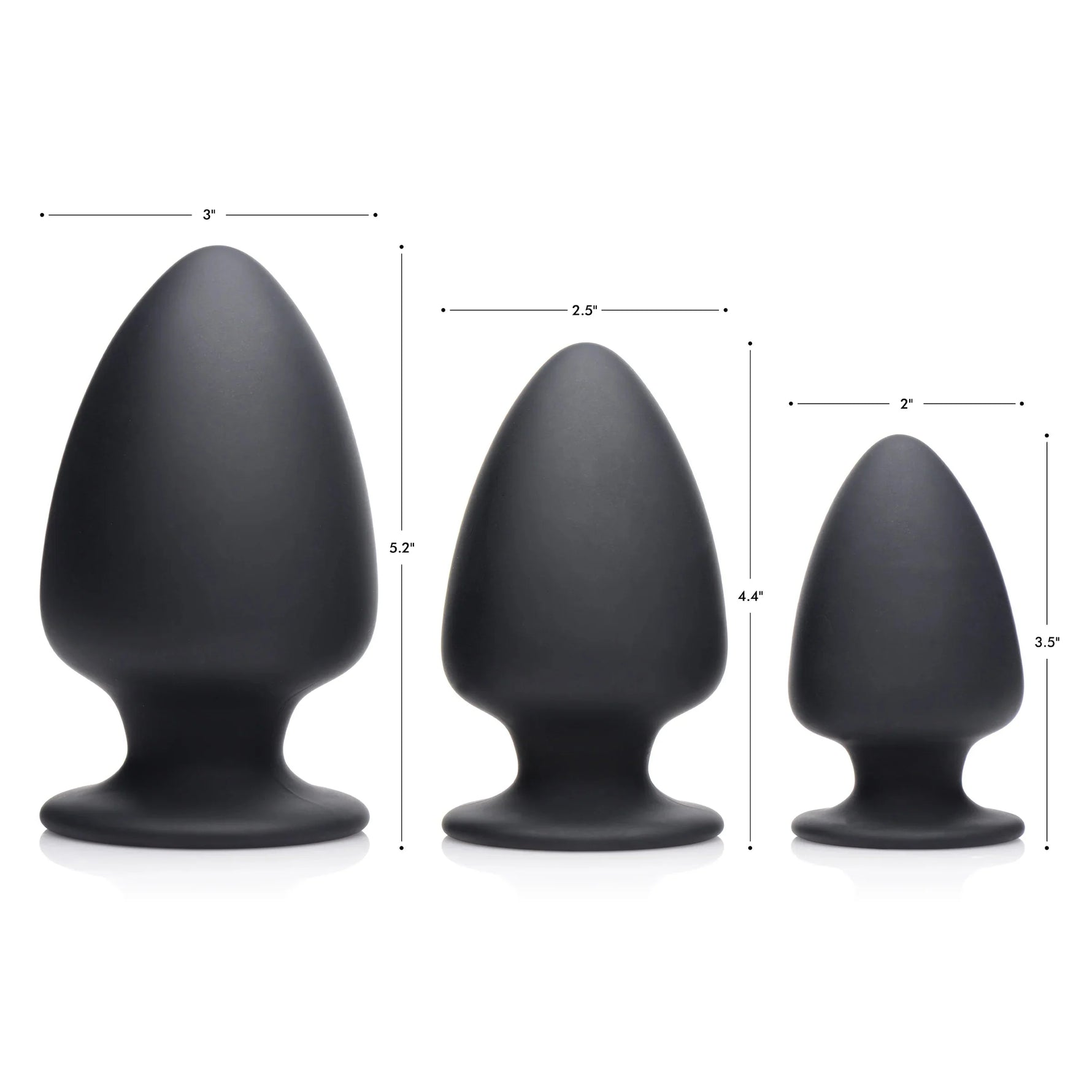 Squeezable Medium Silicone Anal Plug