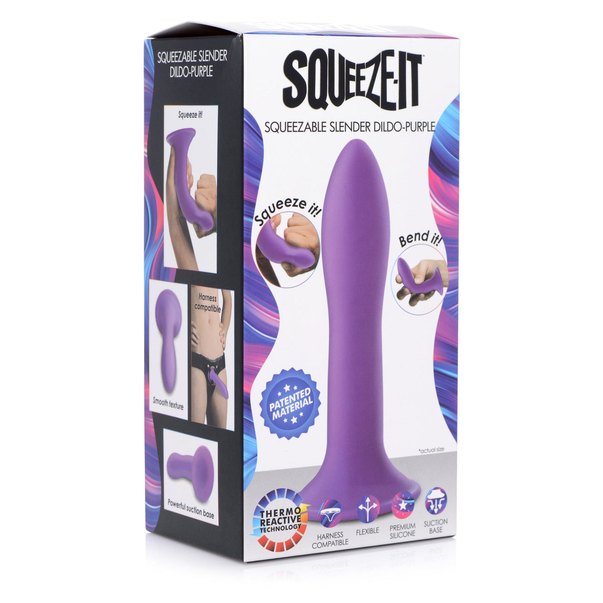 Squeezable Slender Dildo