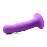 Squeeze-It Squeezable Wavy Dildo for Strap-On