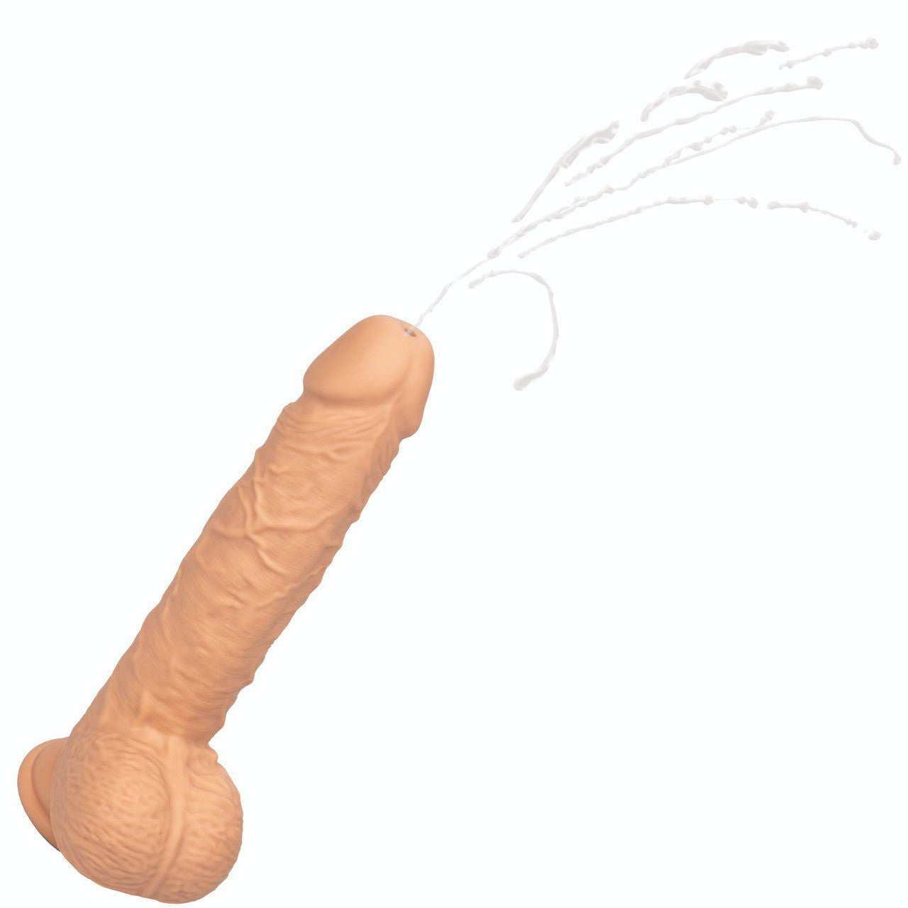 Squirting Fuck Stick 9" Vibrating Silicone Suction Cup Dildo
