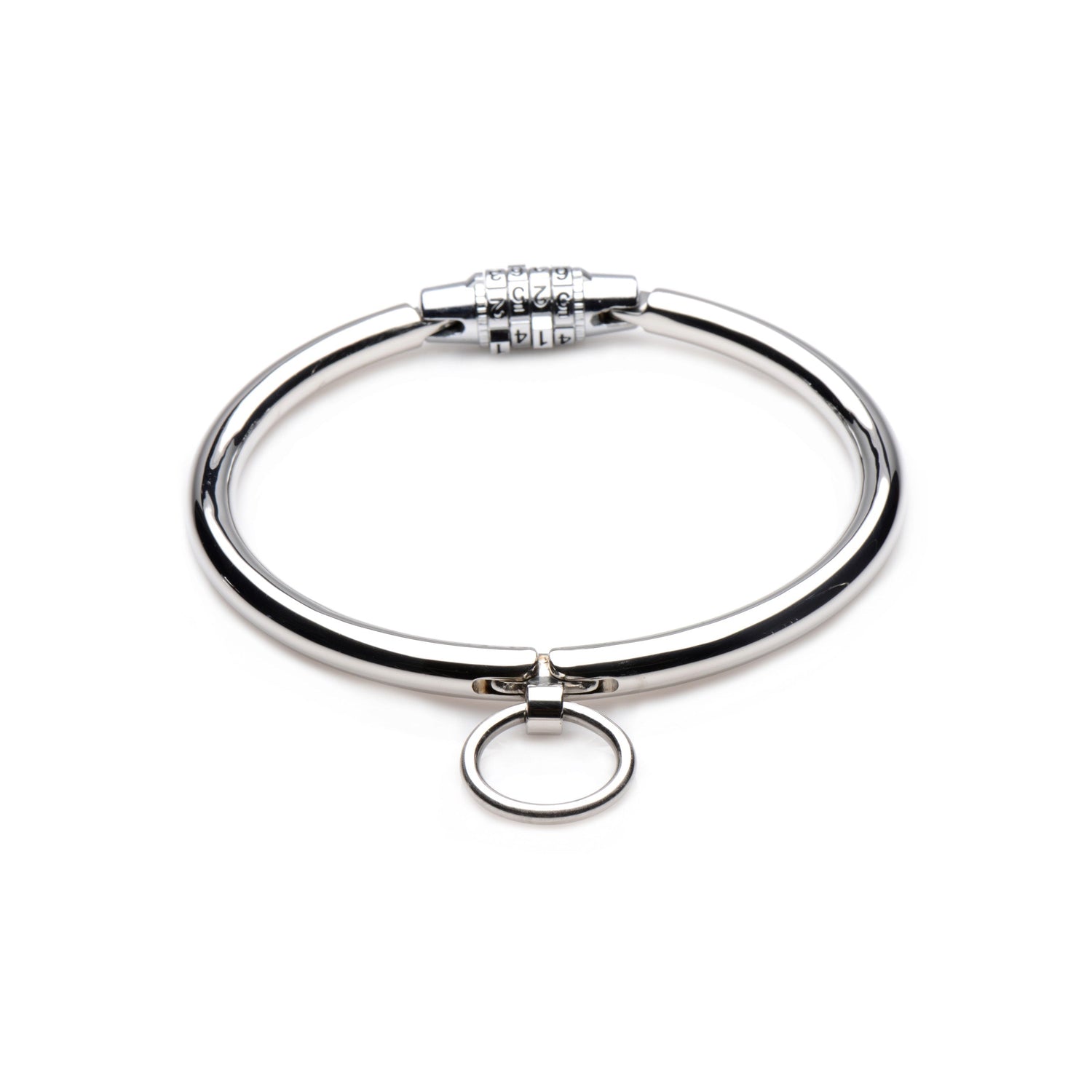 Stainless Steel Combination Lock Slave Collar