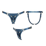 Strap-On-Me Generous Harness - Blue