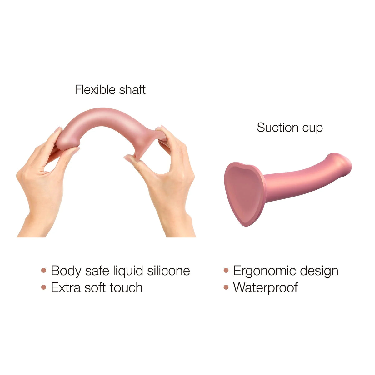 Strap-On-Me Medium Soft Silicone Dildo