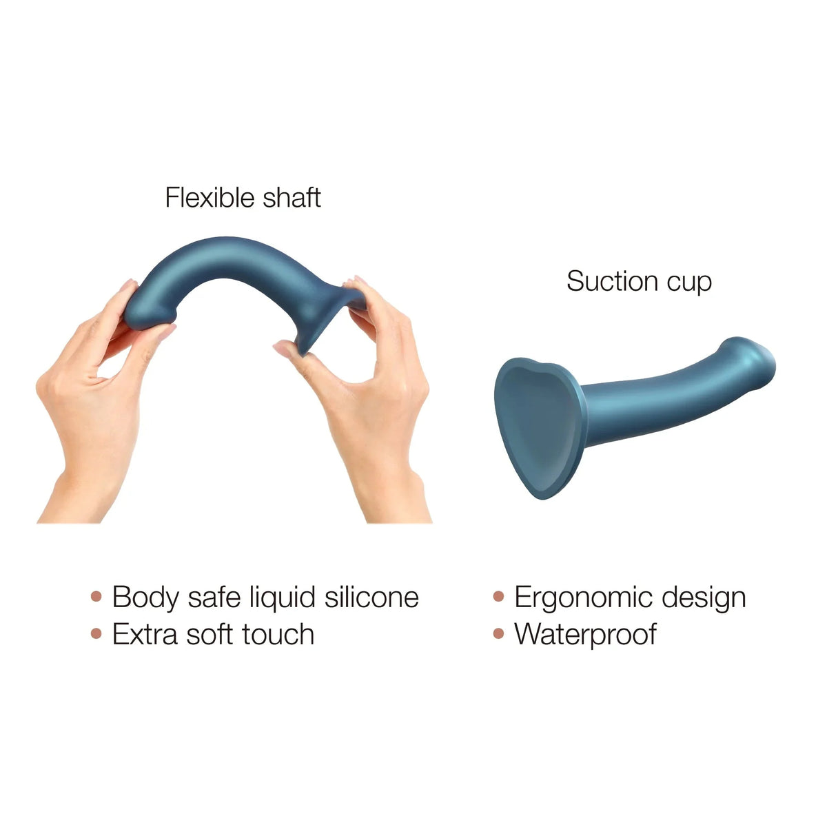 Strap-On-Me Medium Soft Silicone Dildo