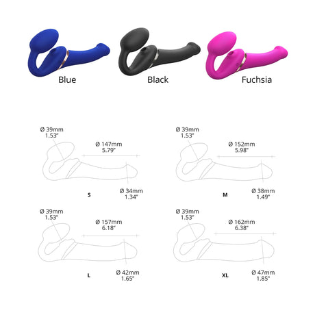 Strap-On-Me Multi Orgasm Bendable Strapless Strap On - Extra Large