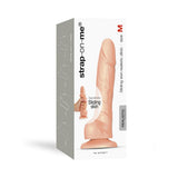 Strap-On-Me Realistic Sliding Skin Dual-Density Silicone Dildo - M