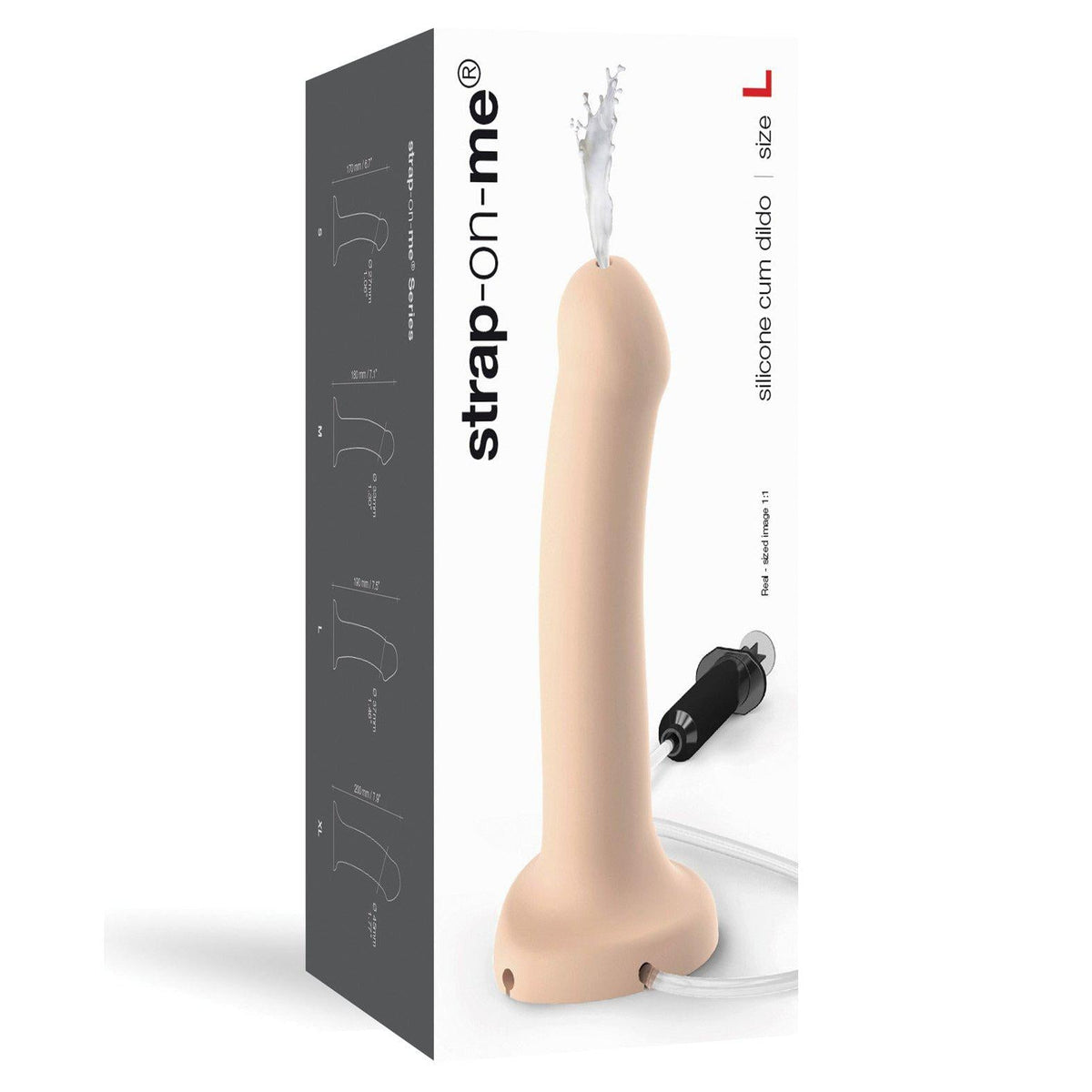 Strap-On-Me Silicone Cum Dildo