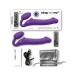 Strap-On-Me Vibrating Bendable Strapless Strap On - L