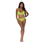 Strap Tease Bra & Crotchless Panty