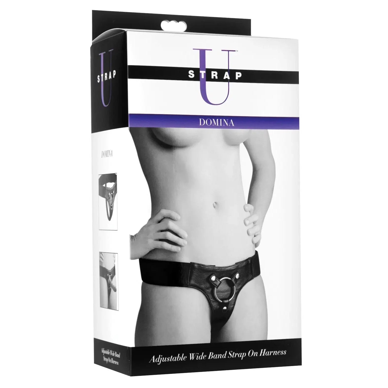 Strap U Domina Adjustable Wide Band Strap On Harness