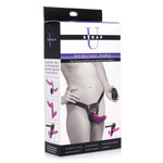 Strap U Double Take Vibrating Strap On Double Penetration Harness