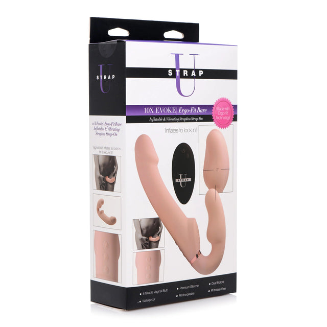 Strap U Evoke Ergo-Fit Bare Inflatable Strapless Strap-On