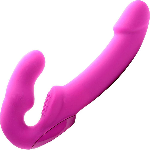 Strap U Evoke Rechargeable Vibrating Silicone Strapless Strap On