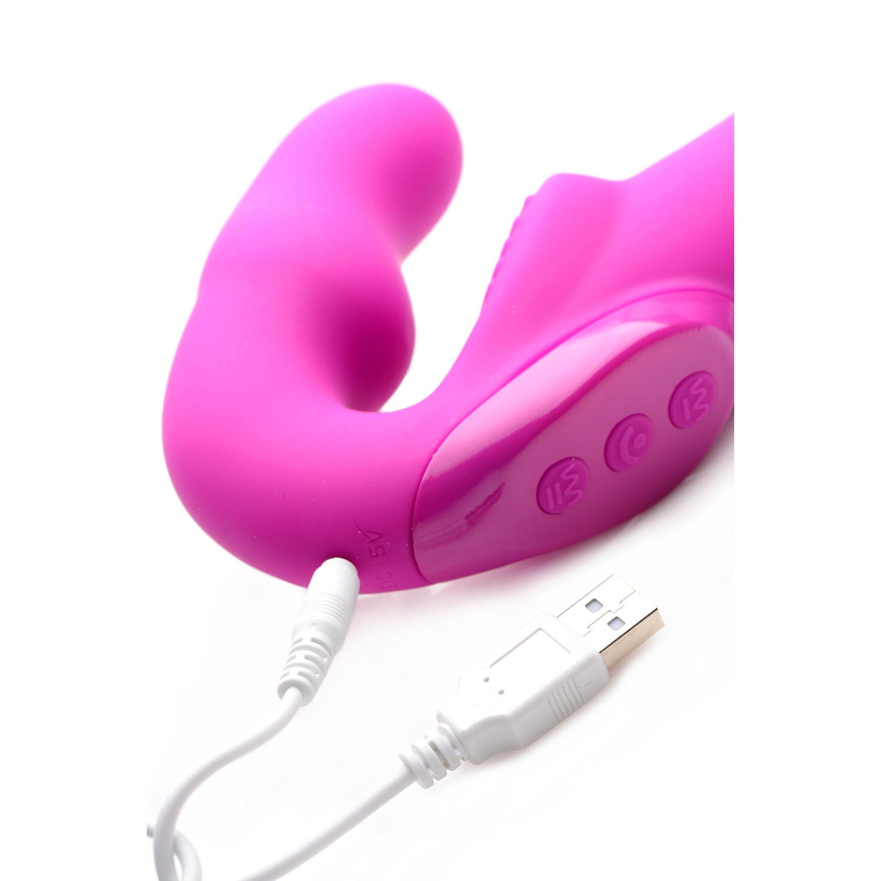 Strap U Evoke Rechargeable Vibrating Silicone Strapless Strap On