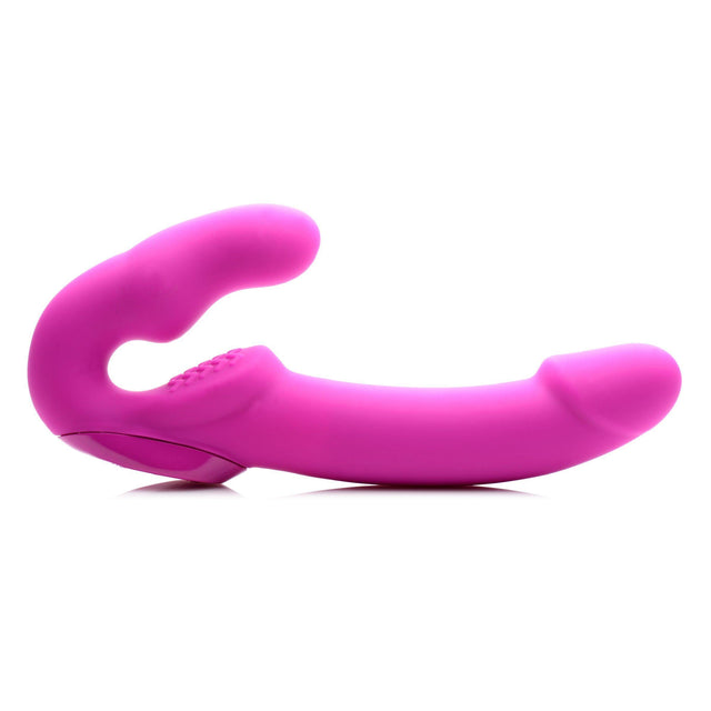 Strap U Evoke Rechargeable Vibrating Silicone Strapless Strap On