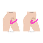 Strap U Evoke Vibrating Inflatable Strapless Strap-On - Pink