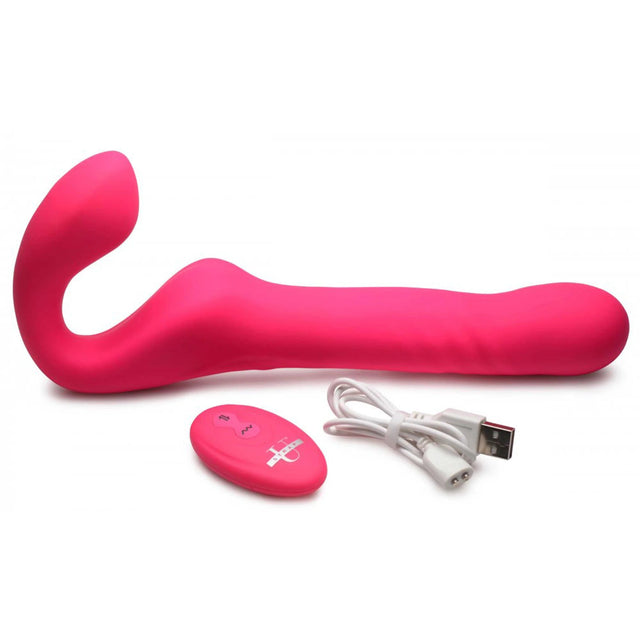 Strap U Mighty-Thrust Thrusting and Vibrating Strapless Strap-On