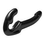 Strap U Revolver Strapless Strap On Dildo - Black