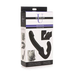 Strap U Revolver Strapless Strap On Dildo - Black