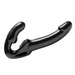 Strap U Revolver Strapless Strap On Dildo - Black