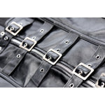 Strict Lace-up Corset And Thong