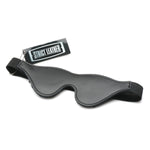 Strict Leather Black Fleece Lined Blindfold