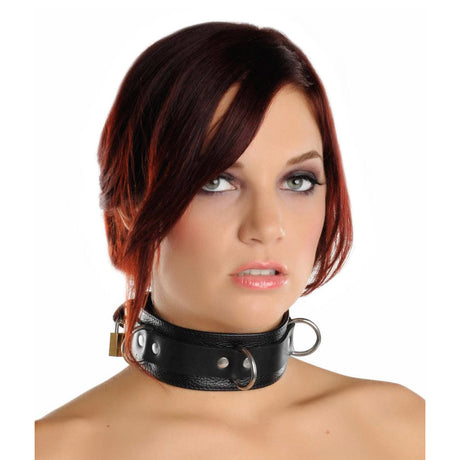 Strict Leather Deluxe Locking BDSM Collar