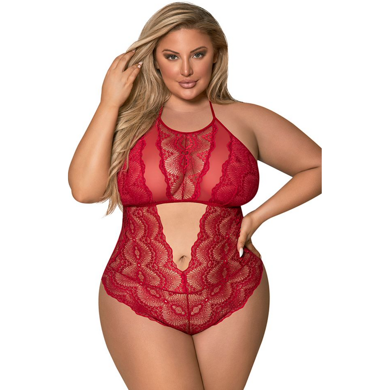 Sugar & Spice Teddy with Snap Crotch - Queen