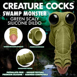 Swamp Monster Green Scaly Silicone Dildo