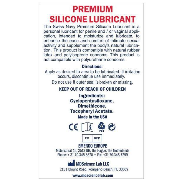 Swiss Navy Lube Silicone