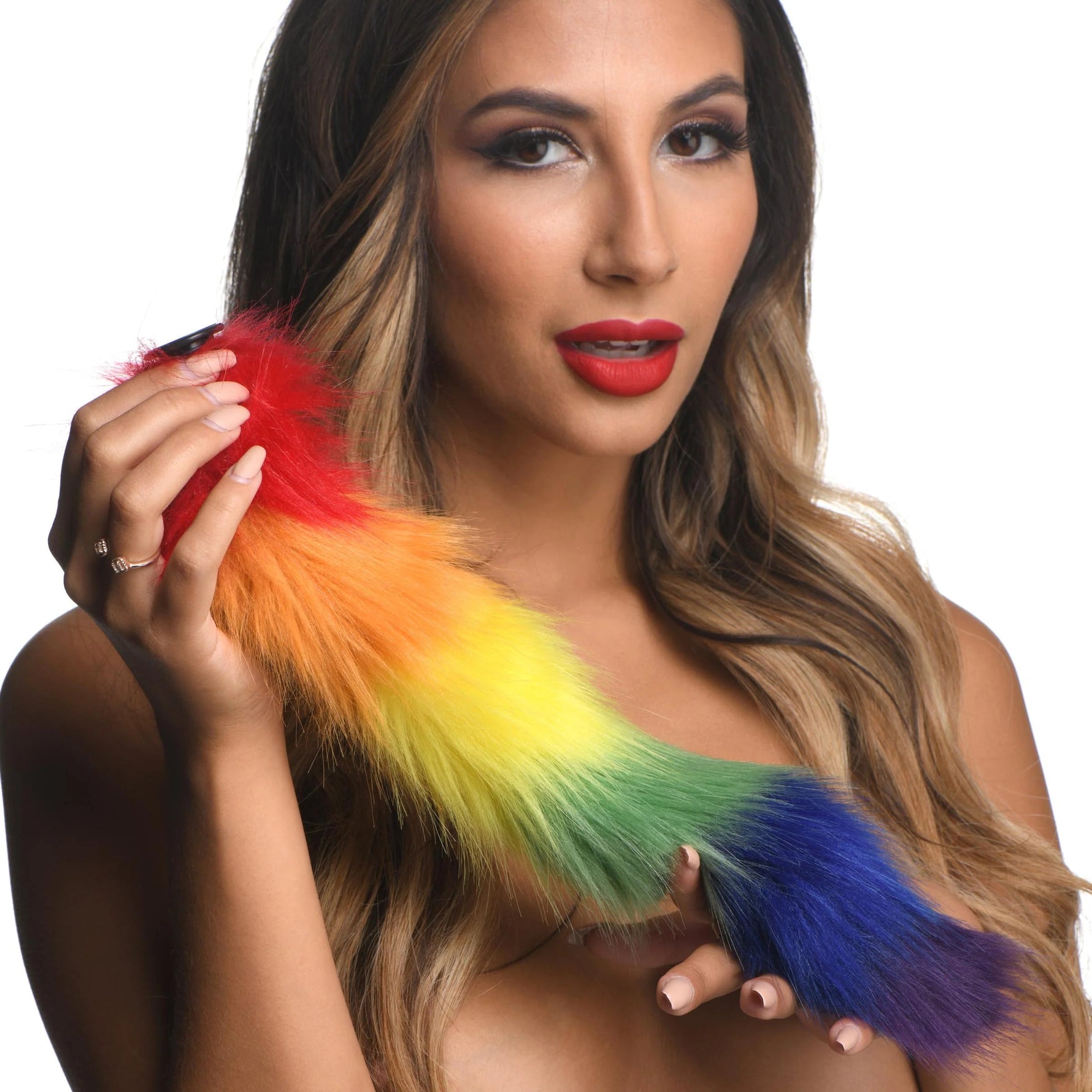 Tailz Snap On Interchangeable Rainbow Tail
