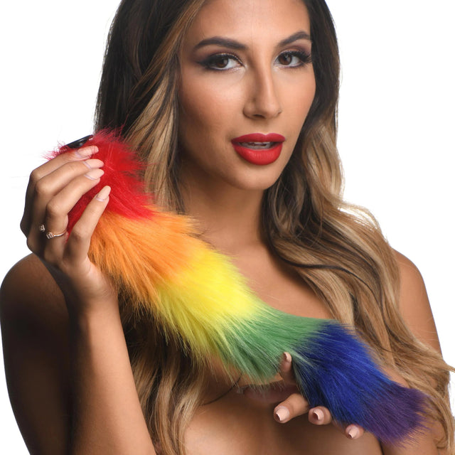 Tailz Snap On Interchangeable Rainbow Tail