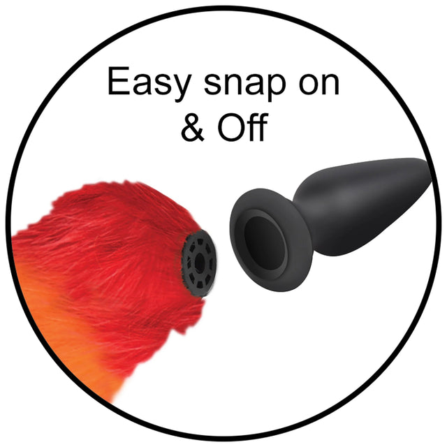 Tailz Snap On Interchangeable Rainbow Tail