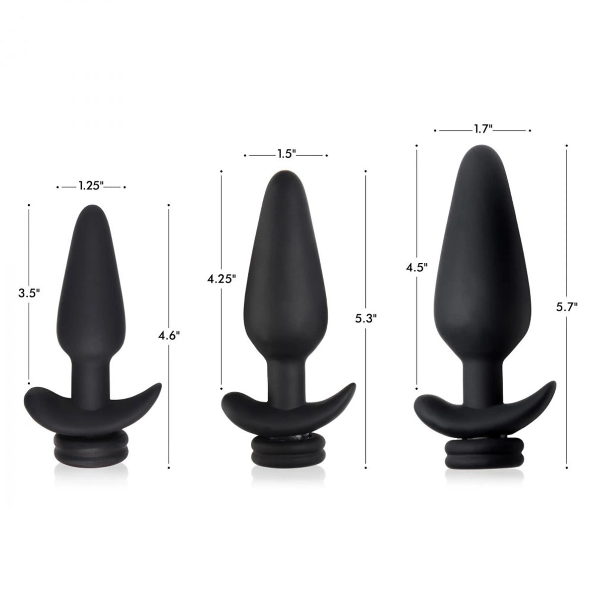 Tailz Snap On Interchangeable Vibrating Silicone Anal Plug