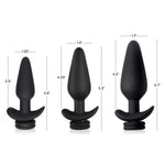 Tailz Snap On Interchangeable Vibrating Silicone Anal Plug