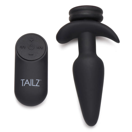 Tailz Snap On Interchangeable Vibrating Silicone Anal Plug