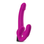 Temptasia Estella Vibrating Pink Strapless Strap-On Dildo
