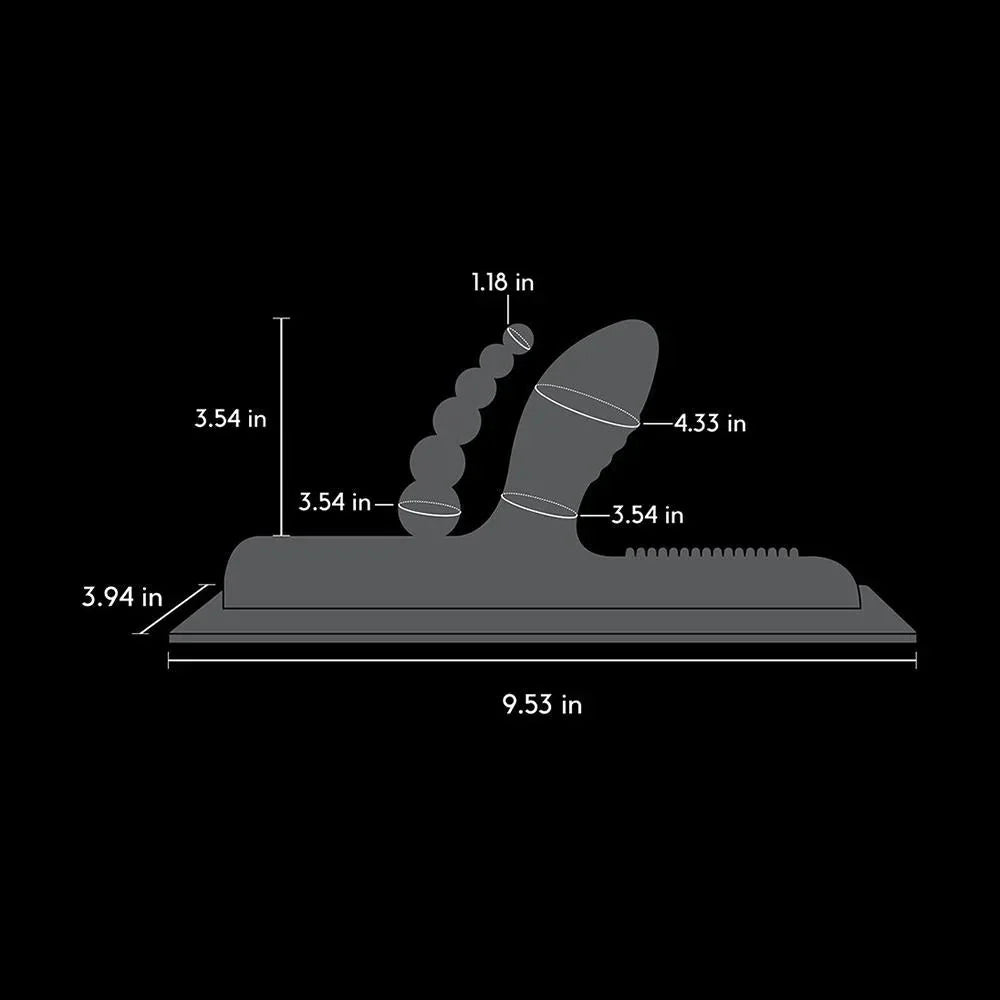 The Cowgirl Buckwild Silicone Attachment