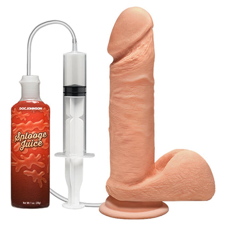 The D 7 Inch Dual Density Squirting Dildo